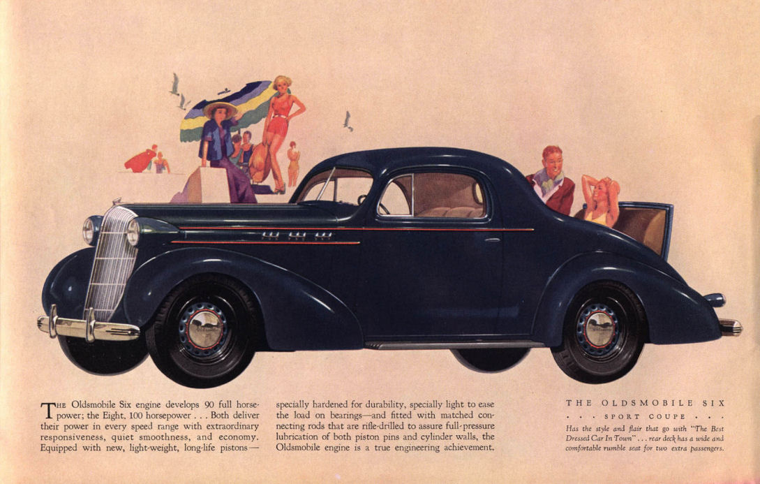 1936 Oldsmobile Motor Cars Brochure Page 38